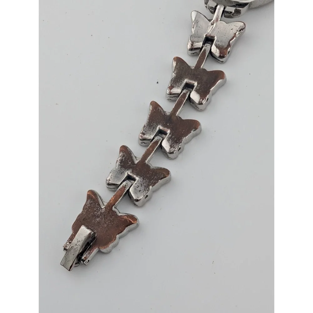 Accutime Women's Butterfly Watch 24mm Case 6.75